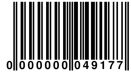 0 000000 049177