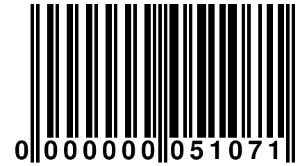 0 000000 051071