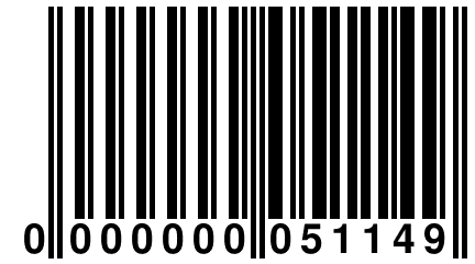 0 000000 051149