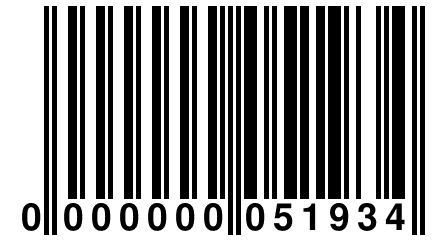 0 000000 051934