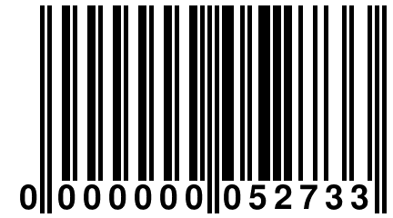 0 000000 052733