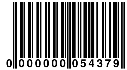 0 000000 054379