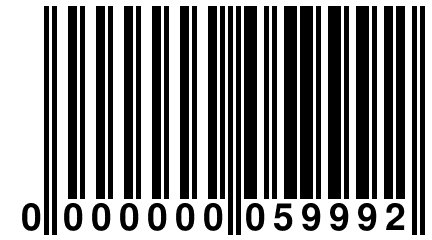 0 000000 059992