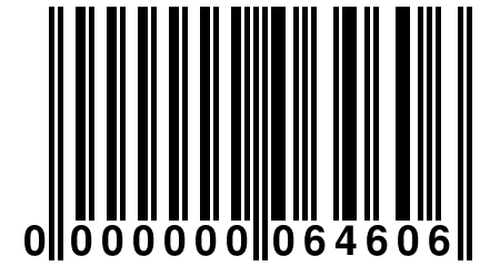 0 000000 064606