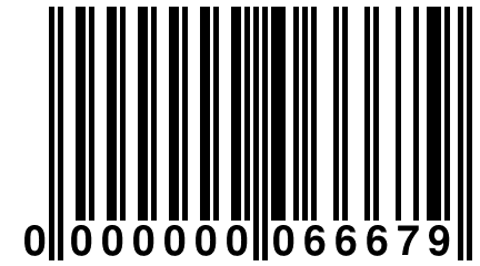 0 000000 066679