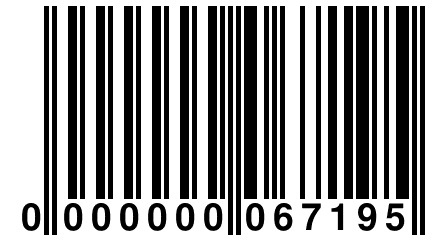 0 000000 067195