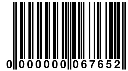 0 000000 067652