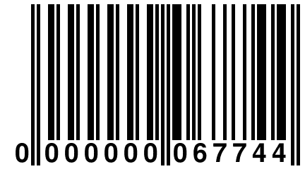 0 000000 067744