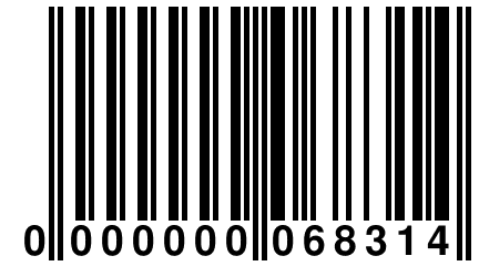 0 000000 068314