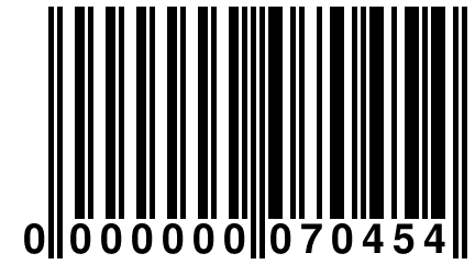 0 000000 070454