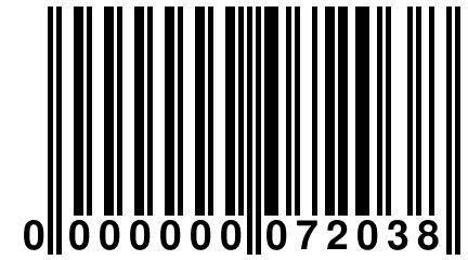 0 000000 072038