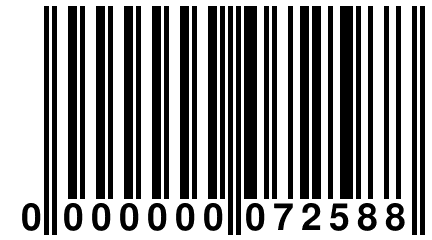 0 000000 072588