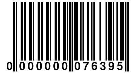 0 000000 076395