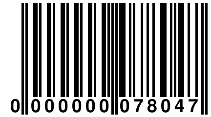 0 000000 078047