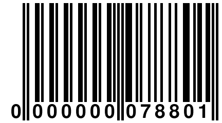 0 000000 078801