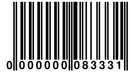 0 000000 083331