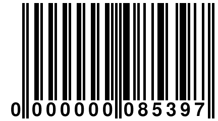 0 000000 085397