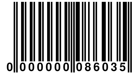 0 000000 086035