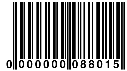 0 000000 088015