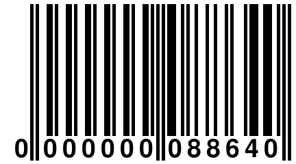 0 000000 088640