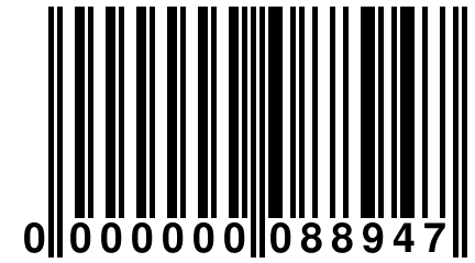 0 000000 088947