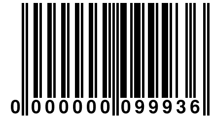 0 000000 099936