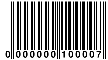 0 000000 100007