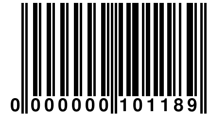 0 000000 101189