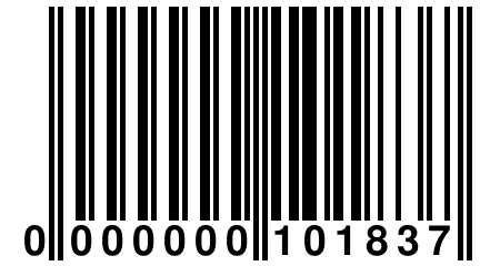 0 000000 101837