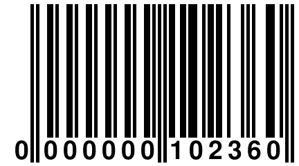 0 000000 102360