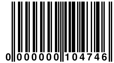 0 000000 104746