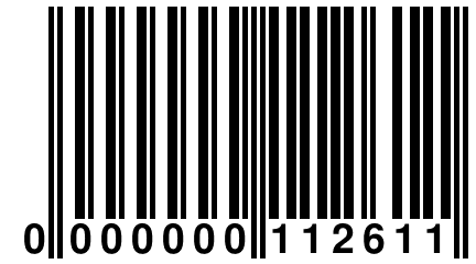 0 000000 112611