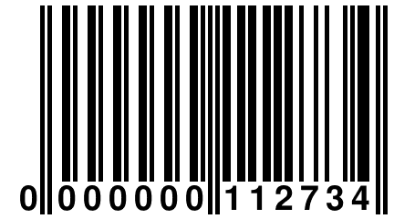 0 000000 112734