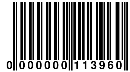 0 000000 113960