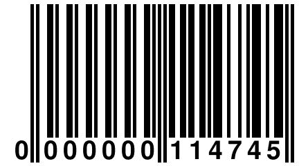 0 000000 114745