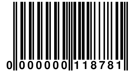 0 000000 118781