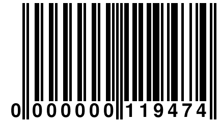 0 000000 119474