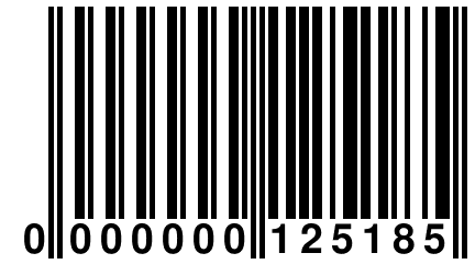 0 000000 125185