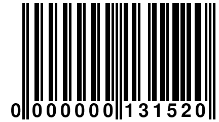 0 000000 131520