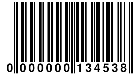 0 000000 134538