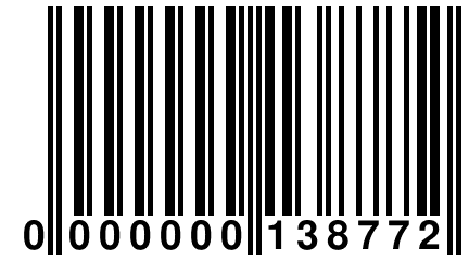 0 000000 138772