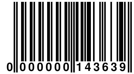 0 000000 143639