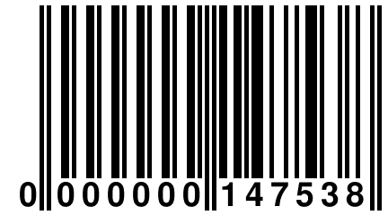 0 000000 147538