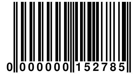 0 000000 152785