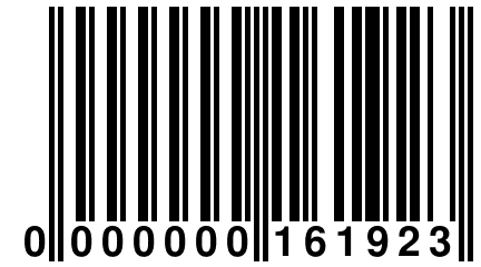 0 000000 161923