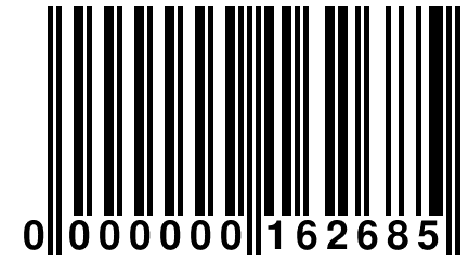 0 000000 162685