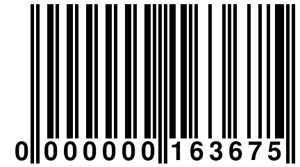 0 000000 163675