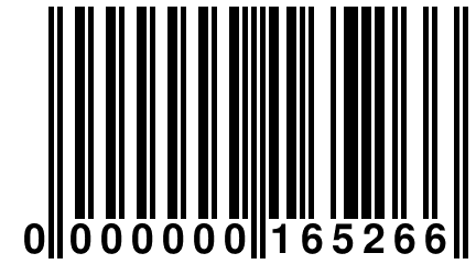 0 000000 165266