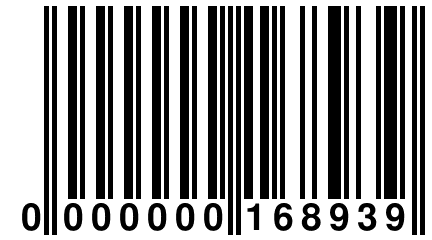 0 000000 168939