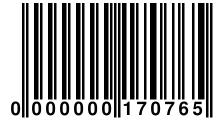 0 000000 170765